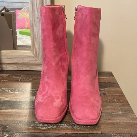 NEW 🩷 Sam Edelman Jaye Pink Platform Boot  - 9 - Picture 2 of 15